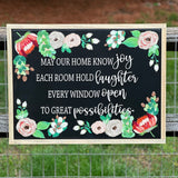 May Our Home Know Joy