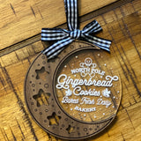 Acrylic + Wood Moon Ornament