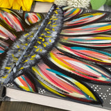 Multicolored Sunflower Hard Cover Journal