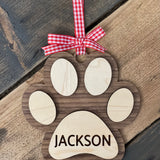 3D Animal Paw Ornament