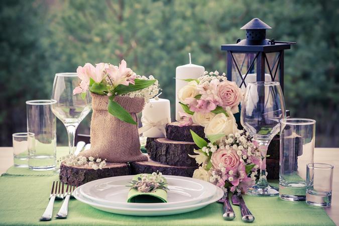 Farmhouse, country wedding accessories and decor