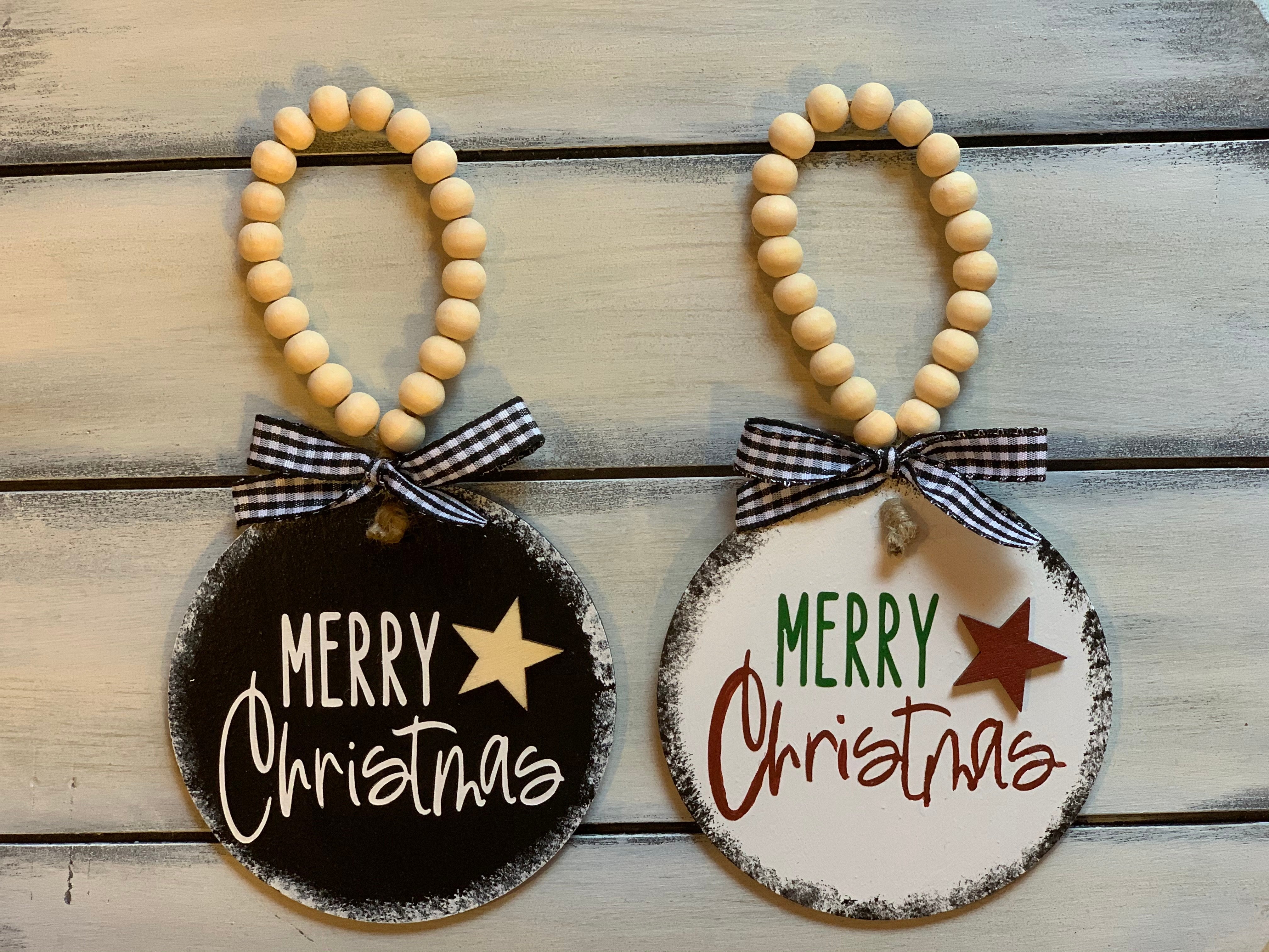 4x4 Christmas Ornaments