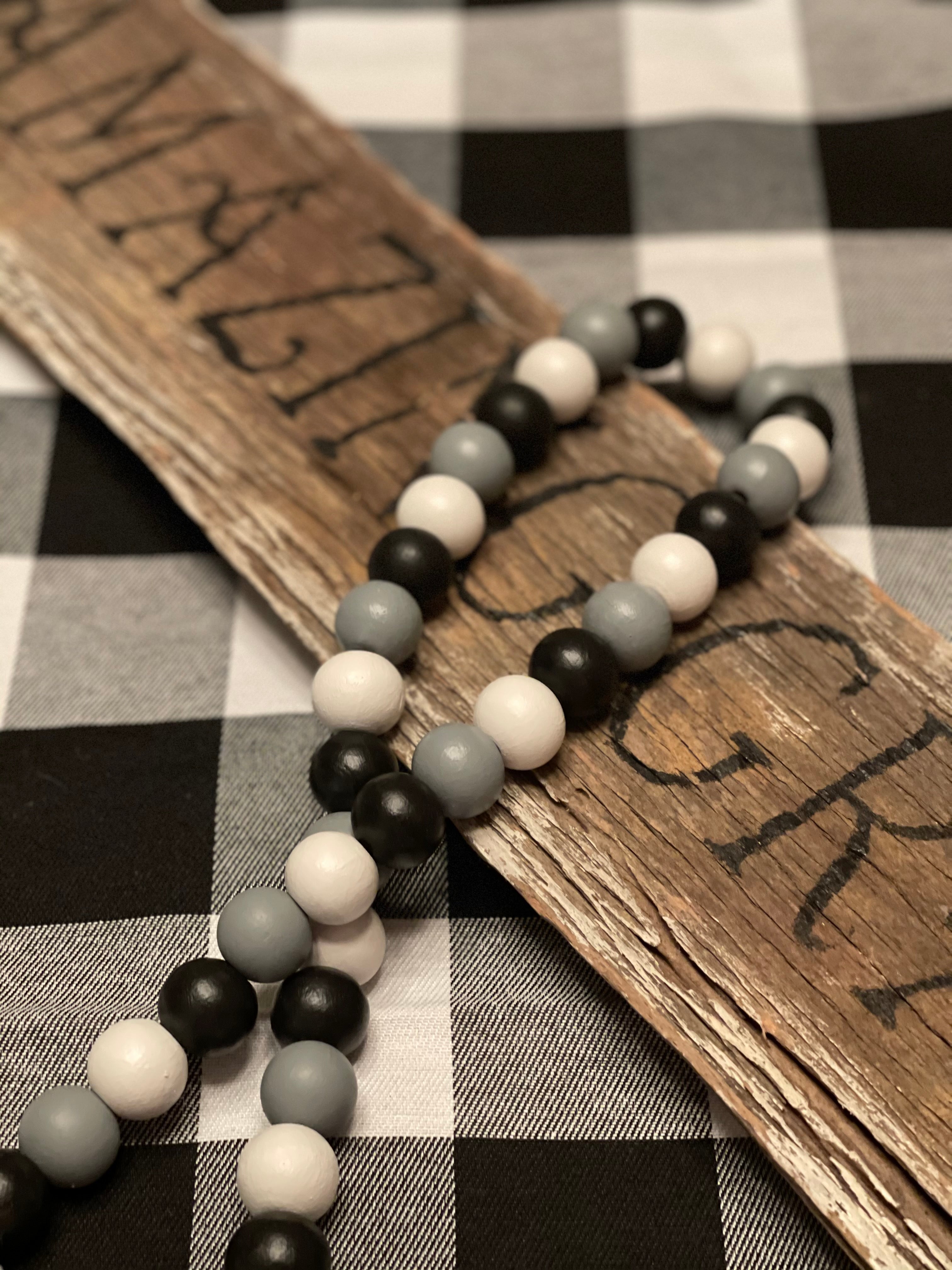 Wood Bead Decor