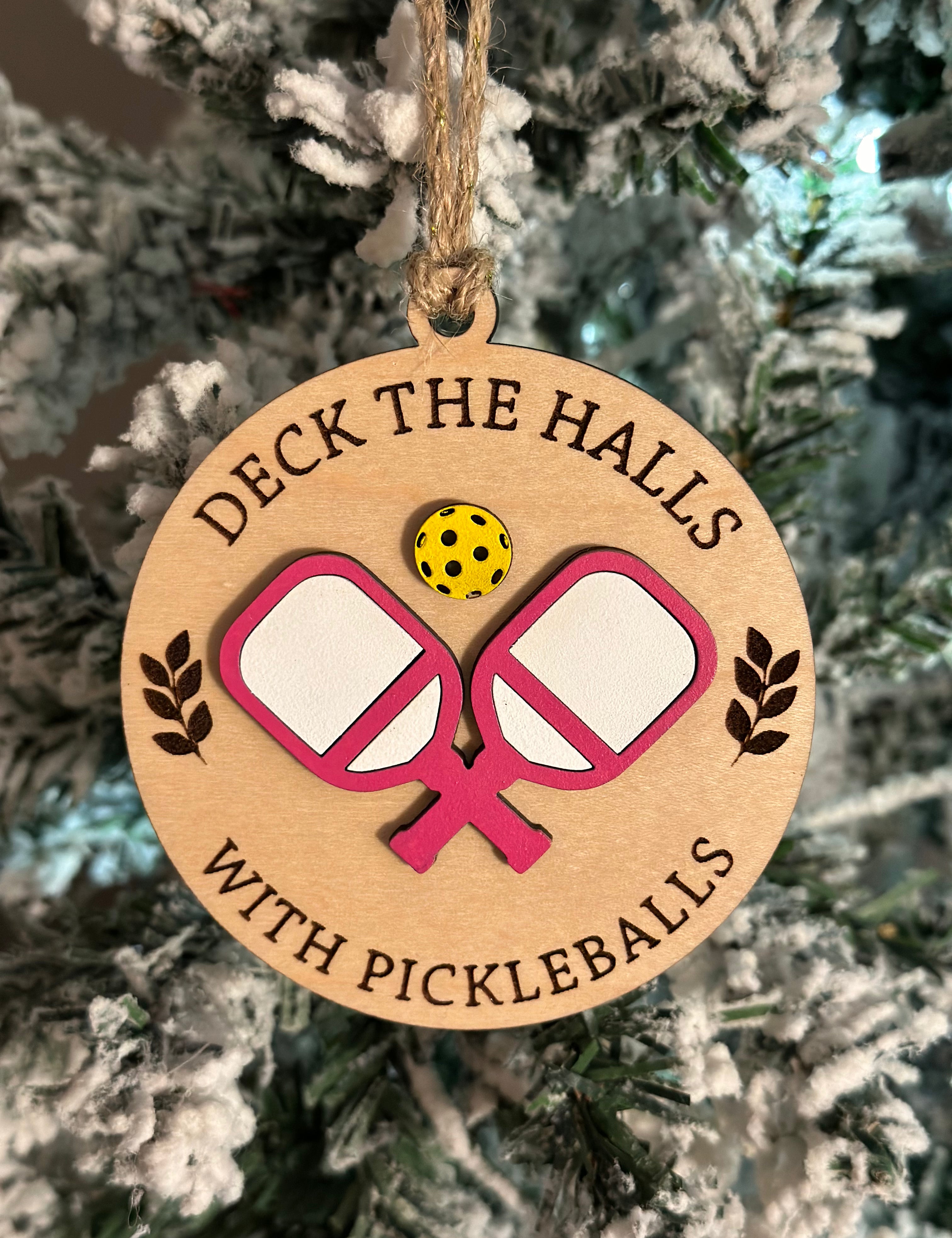 Deck The Halls With Pickleballs