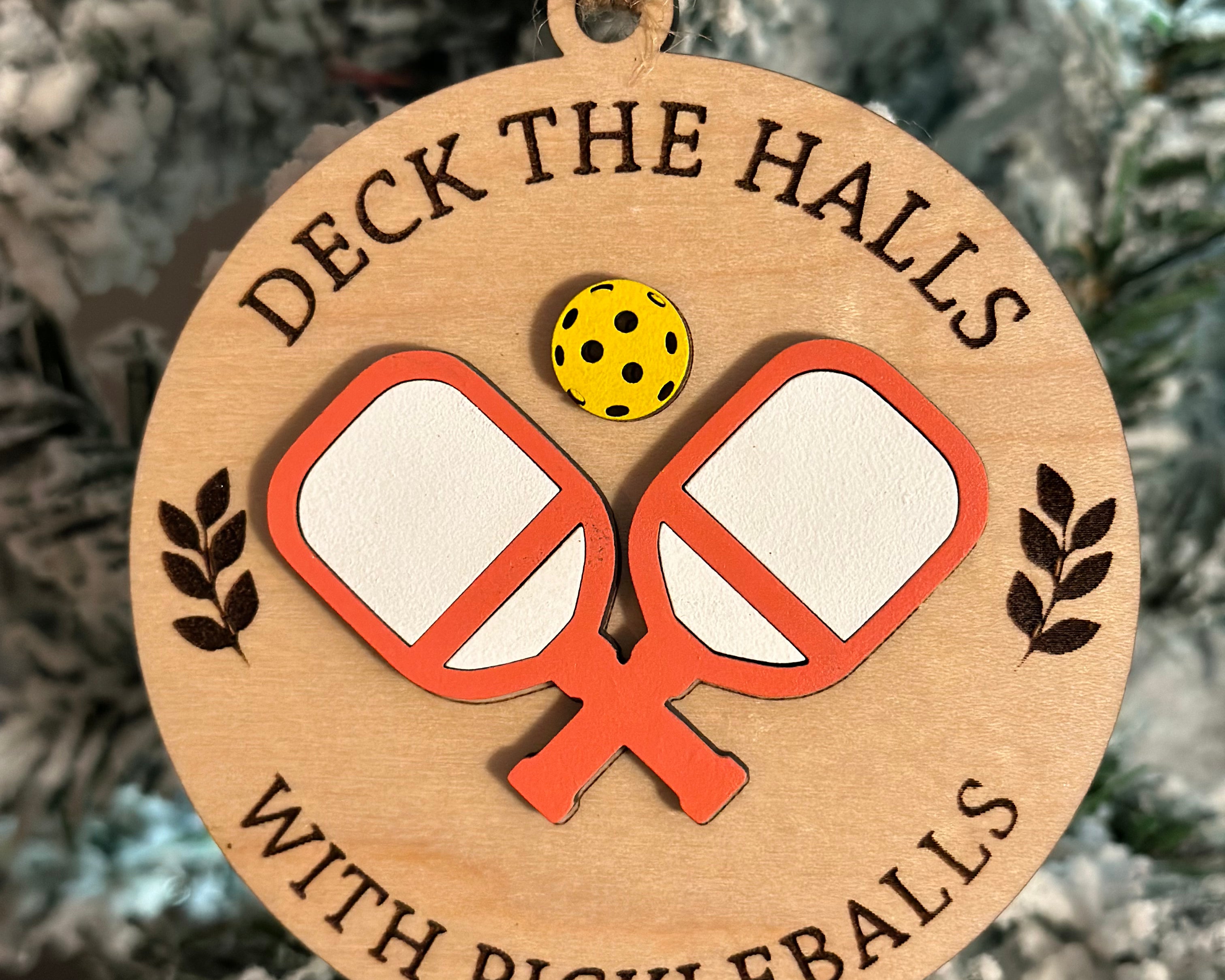 Deck The Halls With Pickleballs