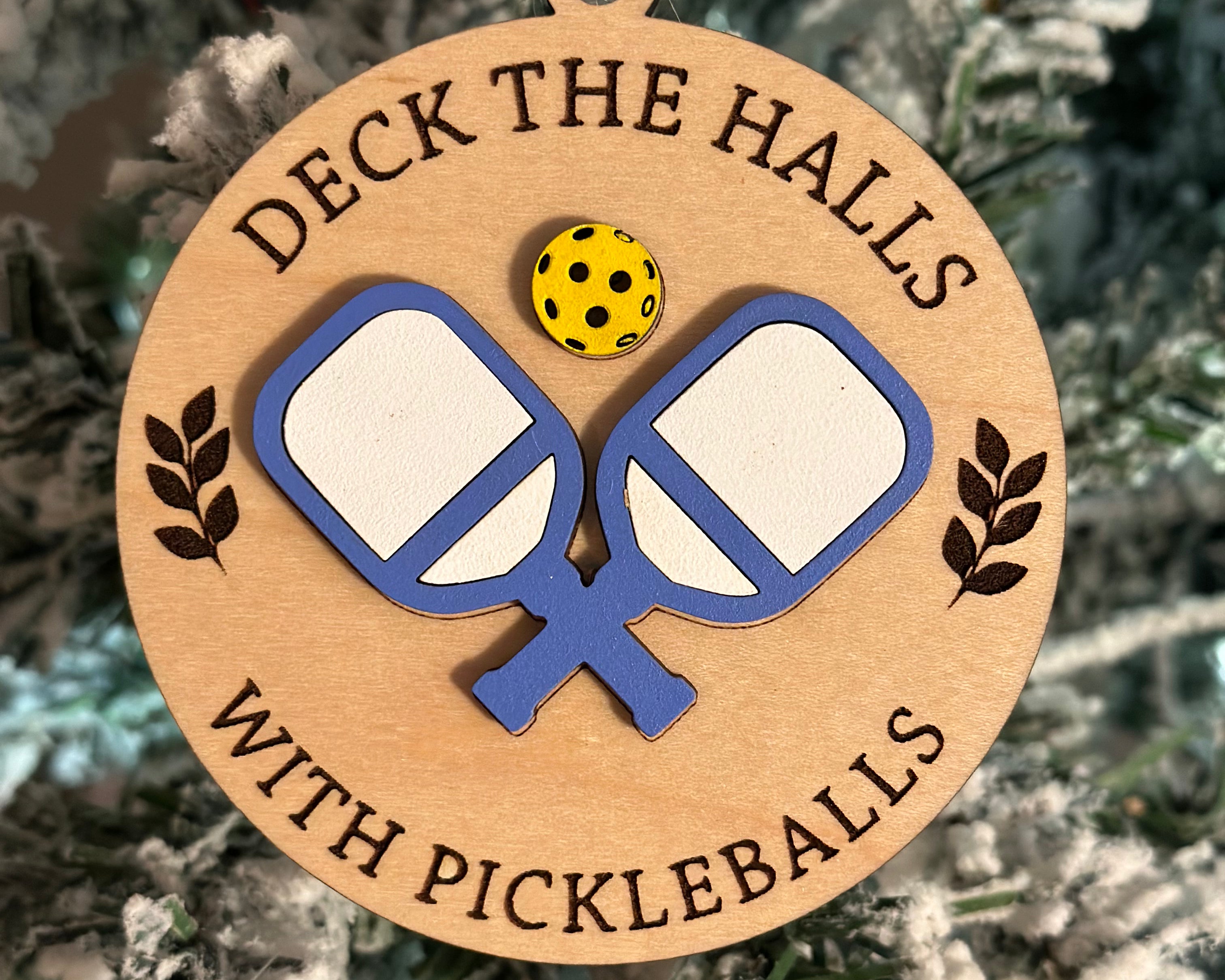 Deck The Halls With Pickleballs
