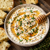 Whipped Honey + Herb Dib