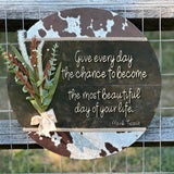 Give Every Day… Mark Twain Quote Sign