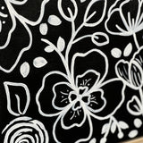 Black + White Hand Drawn Florals