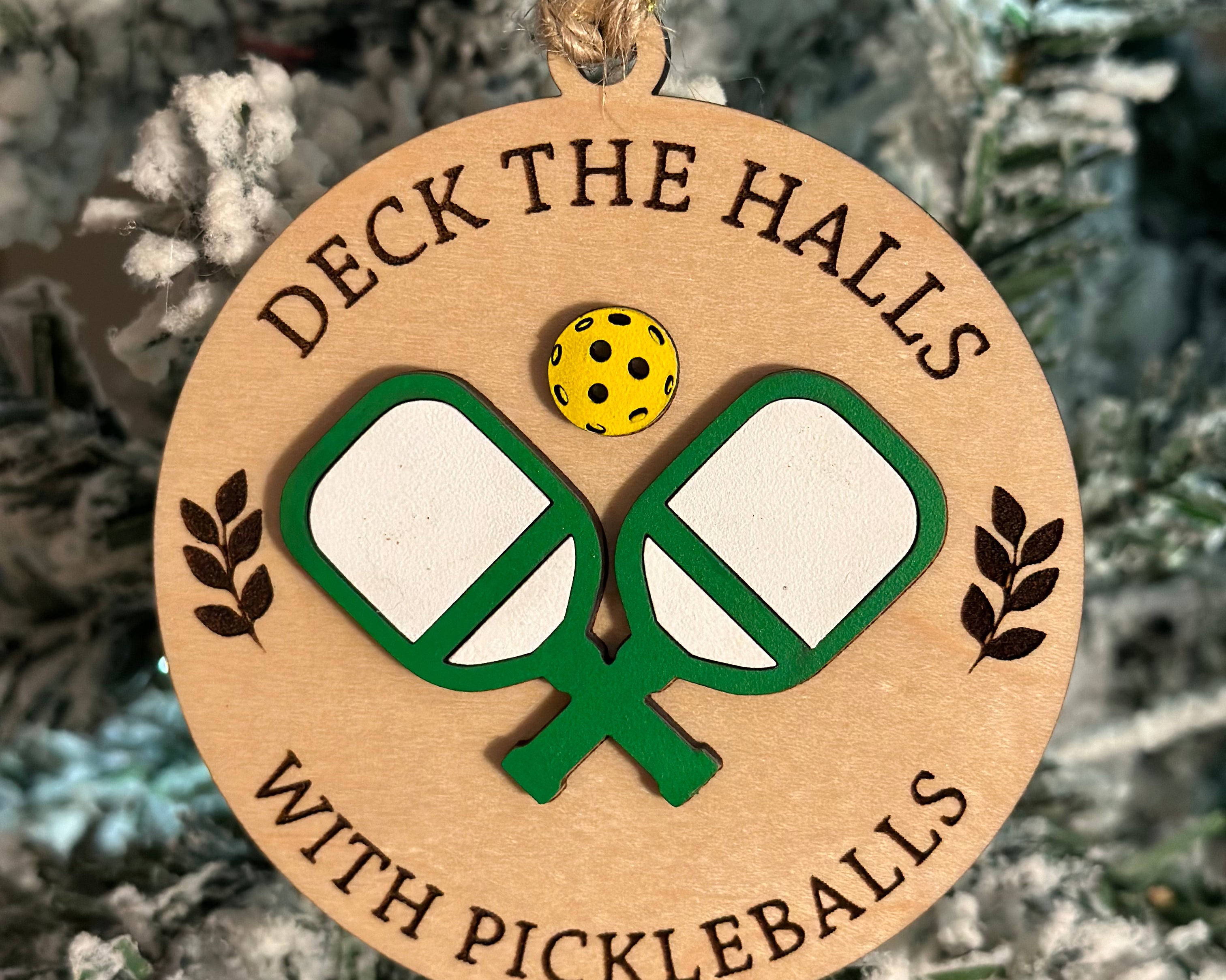 Deck The Halls With Pickleballs
