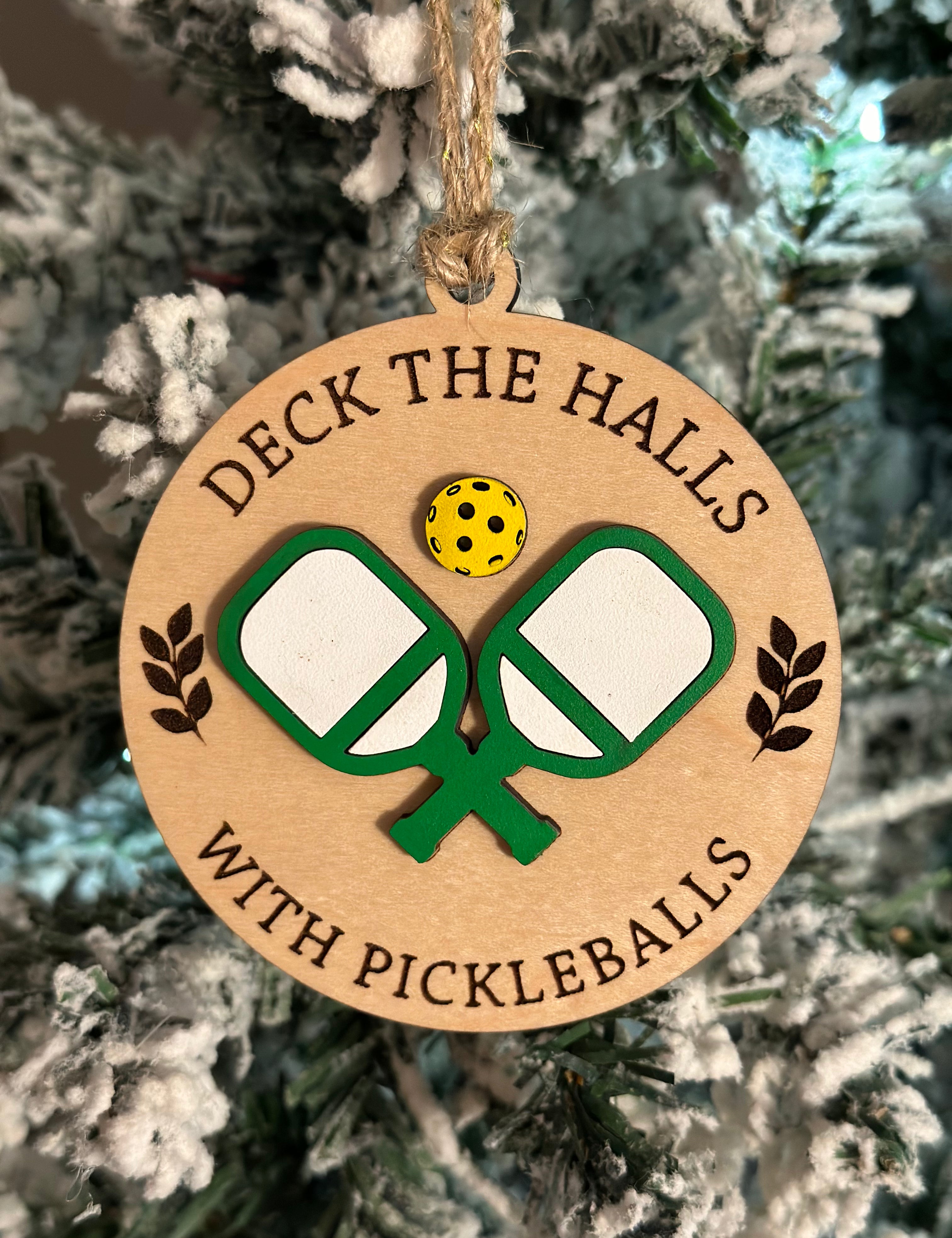 Deck The Halls With Pickleballs