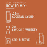 Old Fashioned Cocktail Syrup