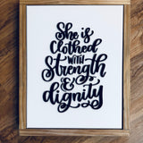 She Is Clothed With Strength