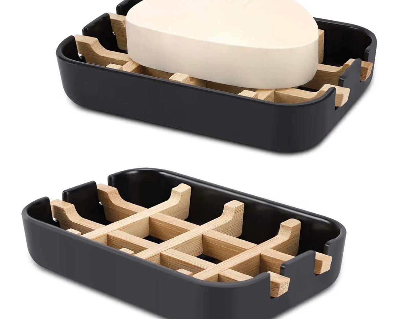 Natural Wood Soap Dish