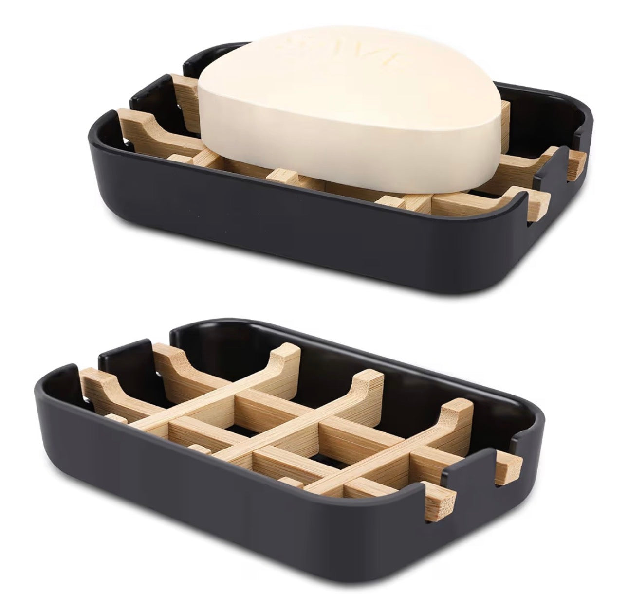 Natural Wood Soap Dish