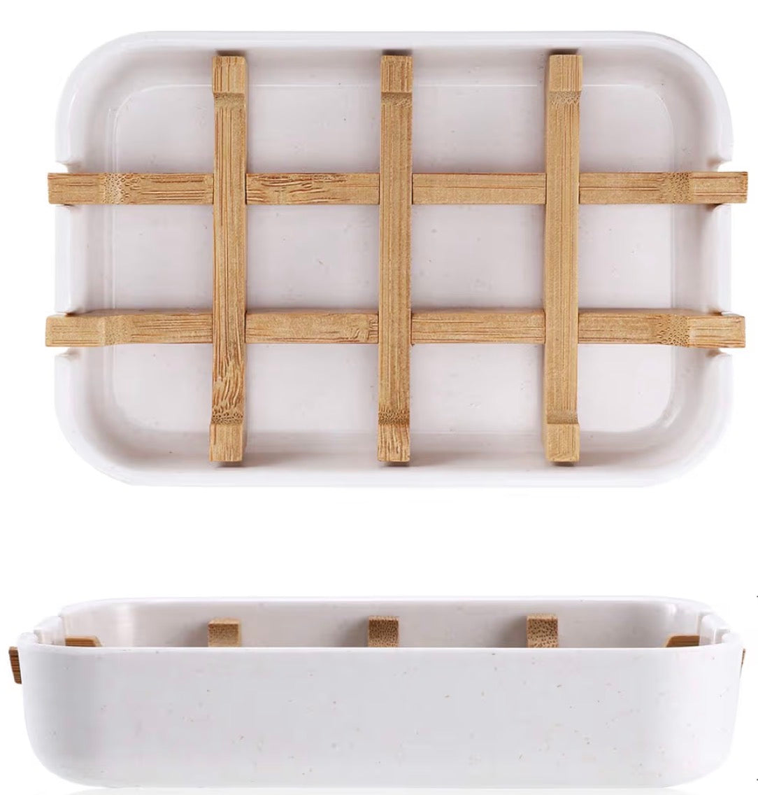 Natural Wood Soap Dish