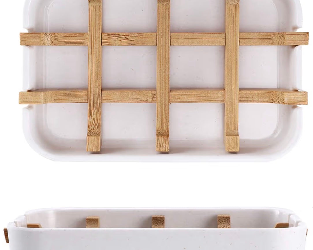 Natural Wood Soap Dish