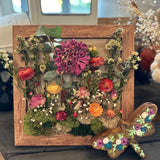 Floral Wood Frame