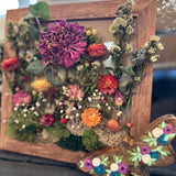 Floral Wood Frame