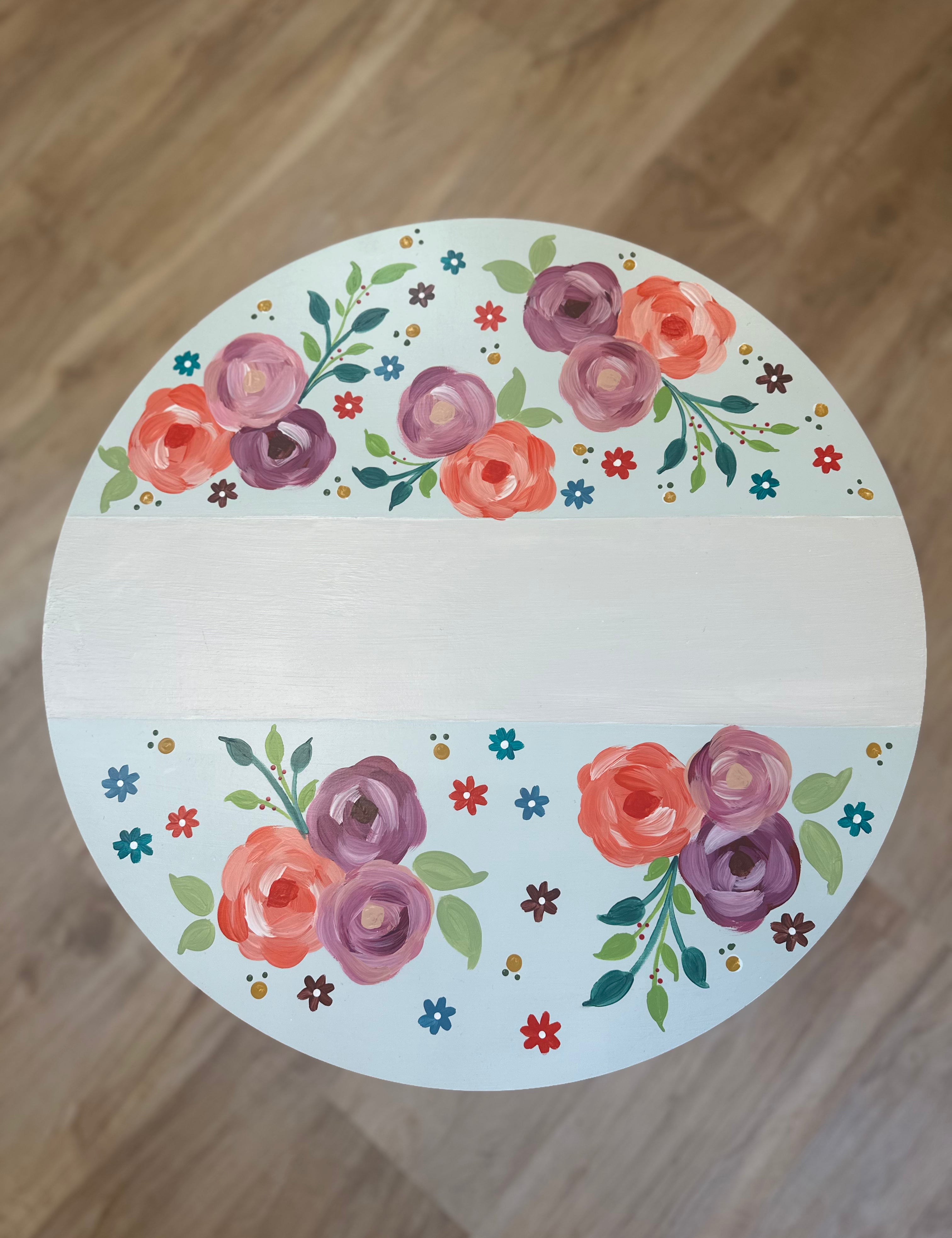 Customizable 20" Floral Sign