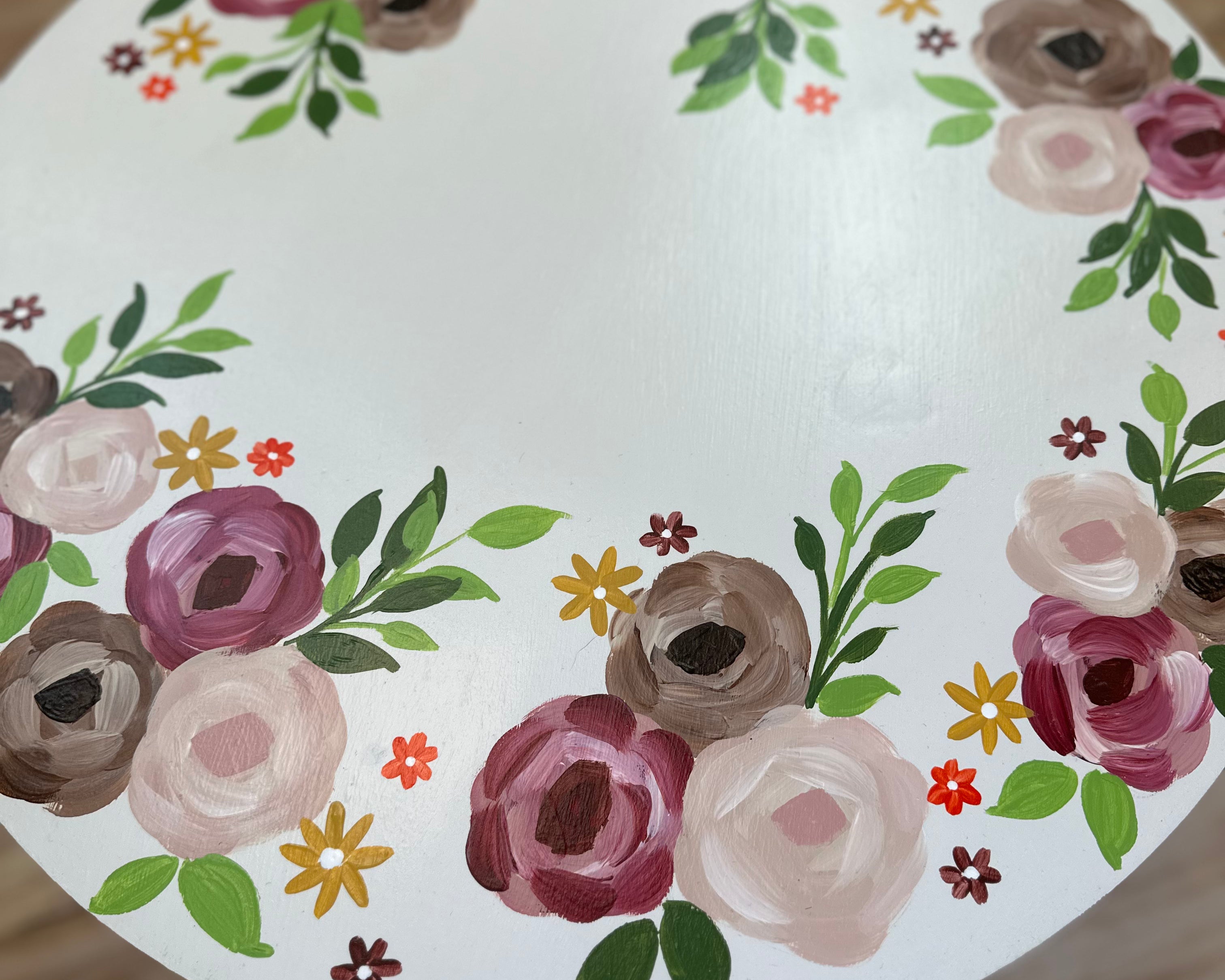 Customizable 20" Floral Sign