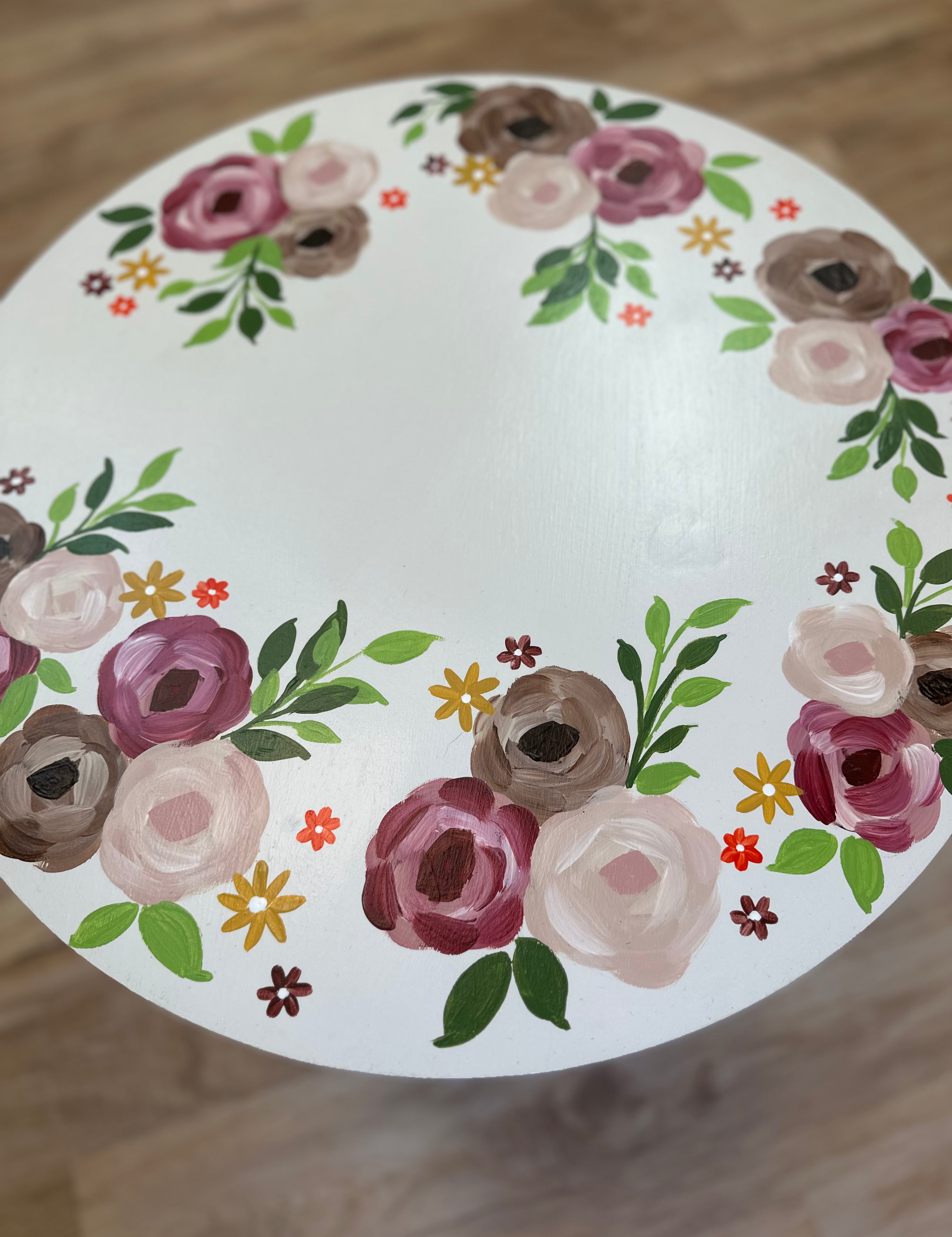 Customizable 20" Floral Sign