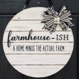Farmhouse-ish Shiplap Door Hanger
