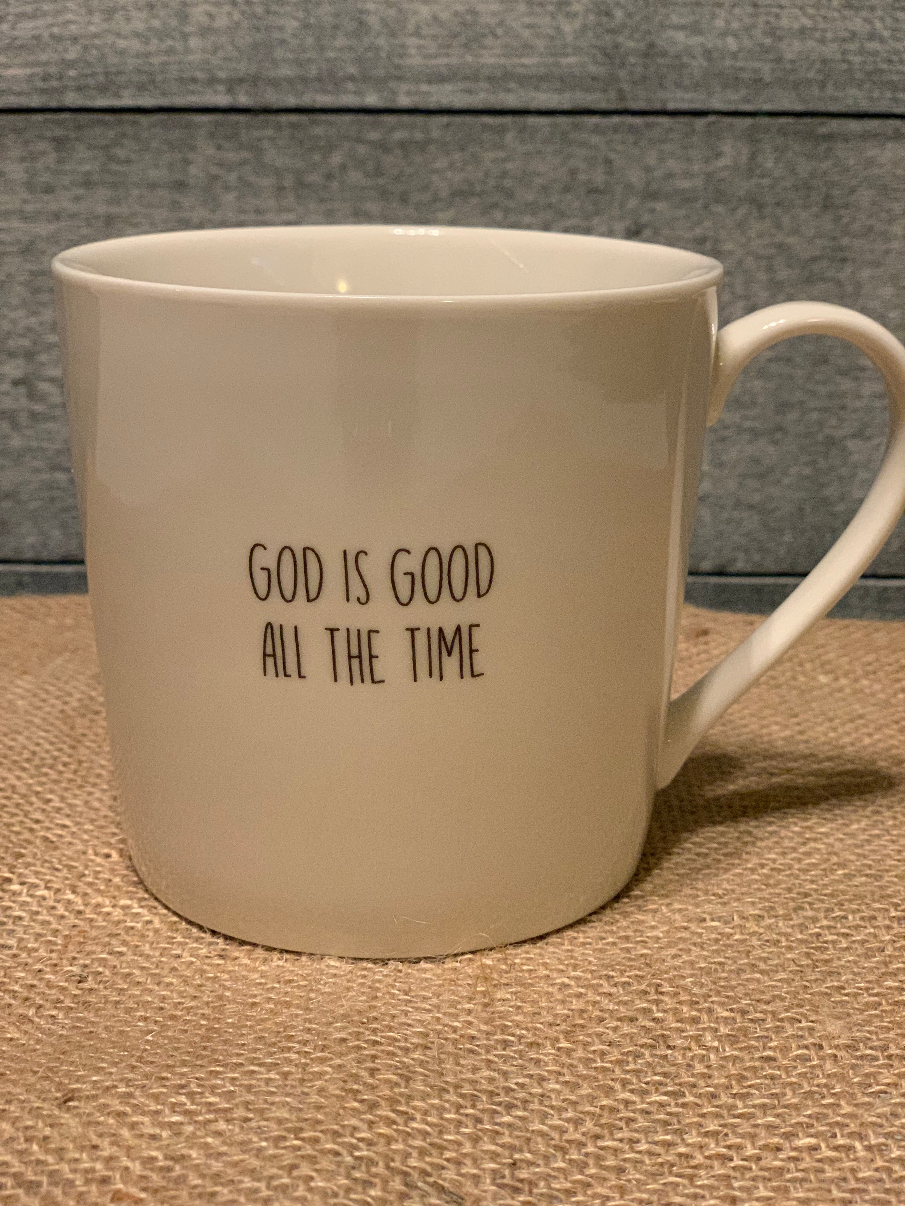 God Is Good All The Time Cafe Mug