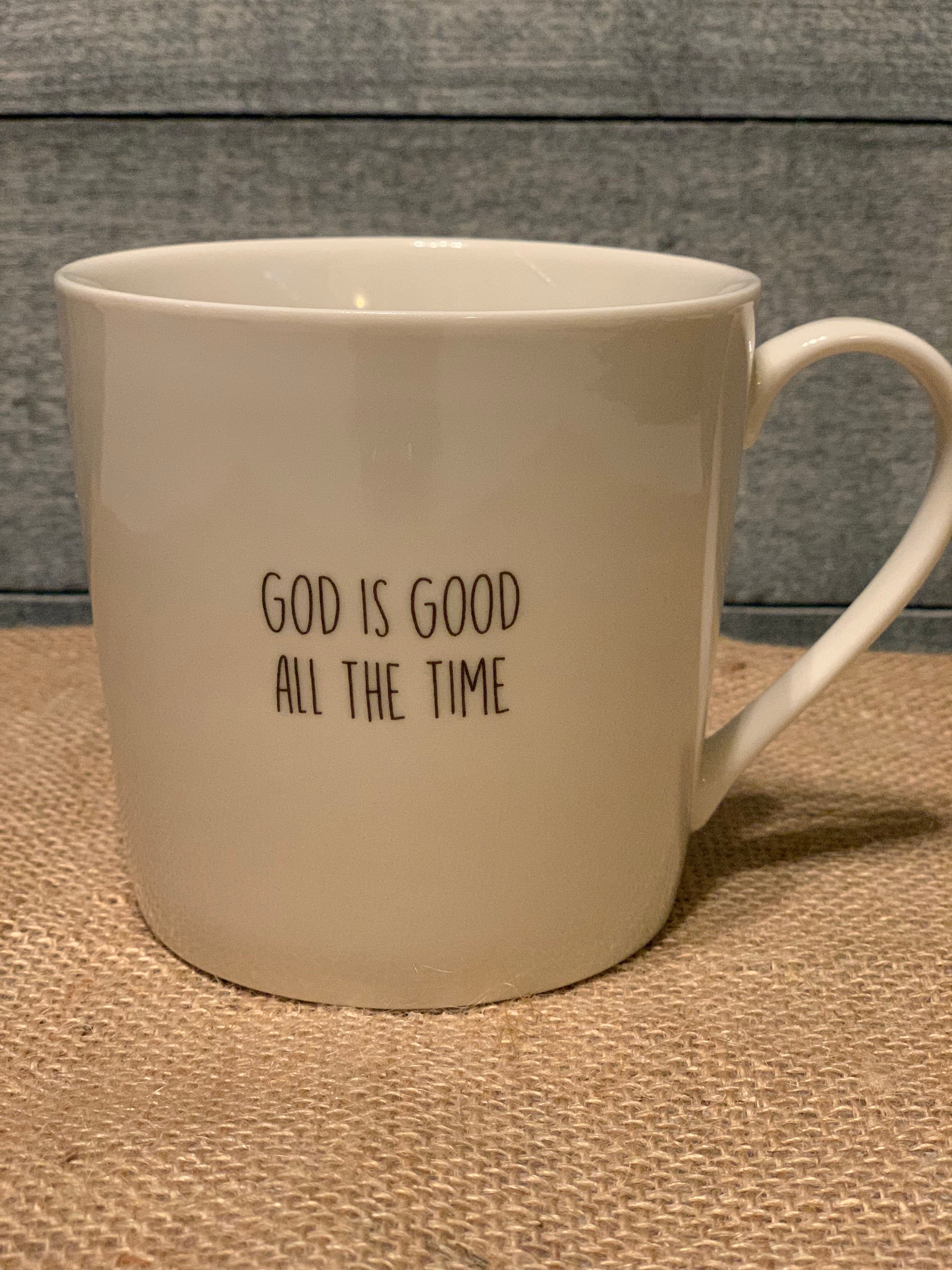 God Is Good All The Time Cafe Mug