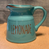 Porcelain Agave Blue Lemonade Pitcher