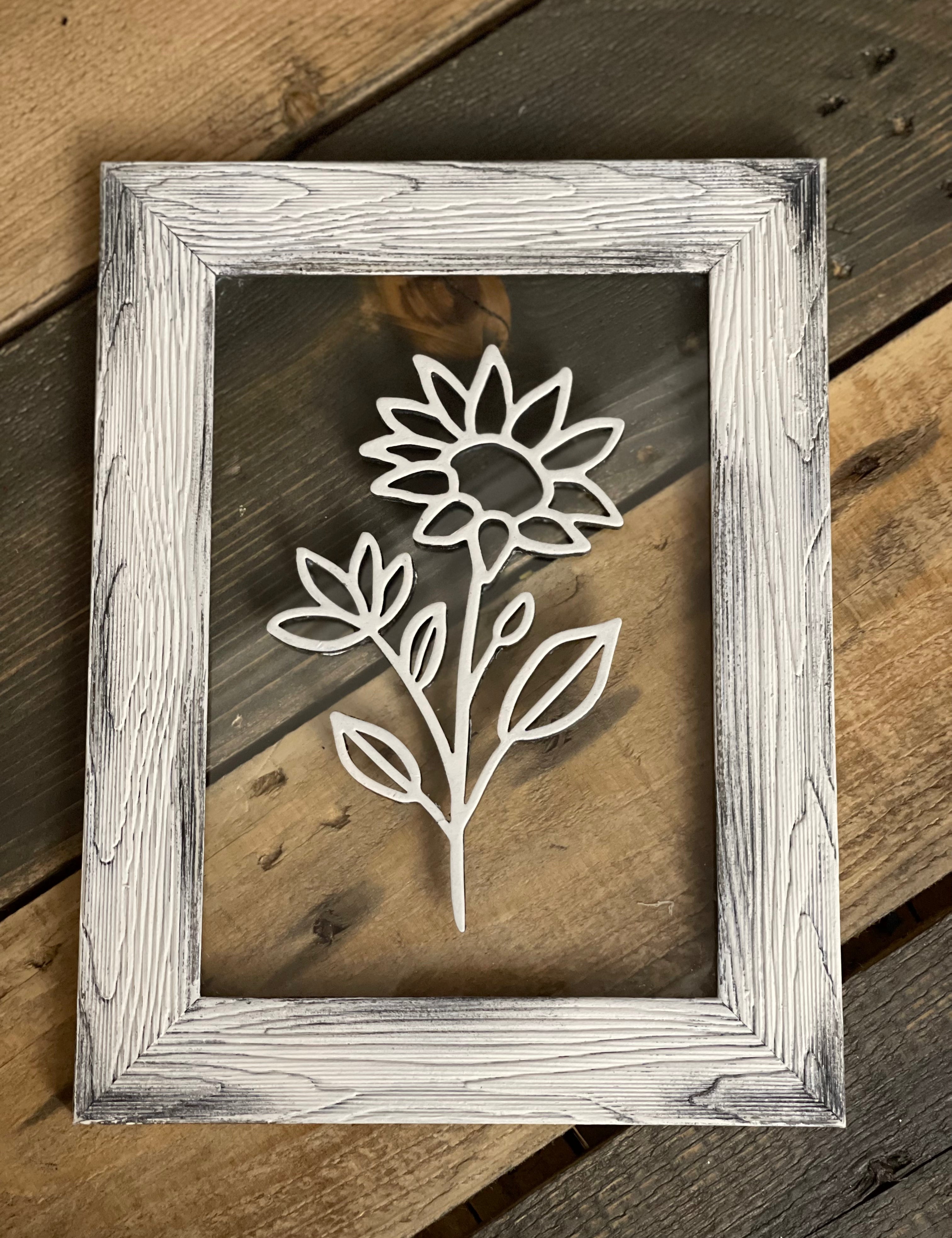 Floral Glass Frames