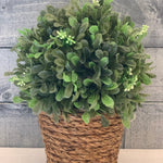Topiary with Twine Rope shows an image of the topiary sitting on a table.
