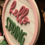 This is a side view showing the 3D lettering.