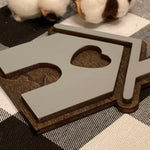This is an alternative image showing the 3D sign from a side view.