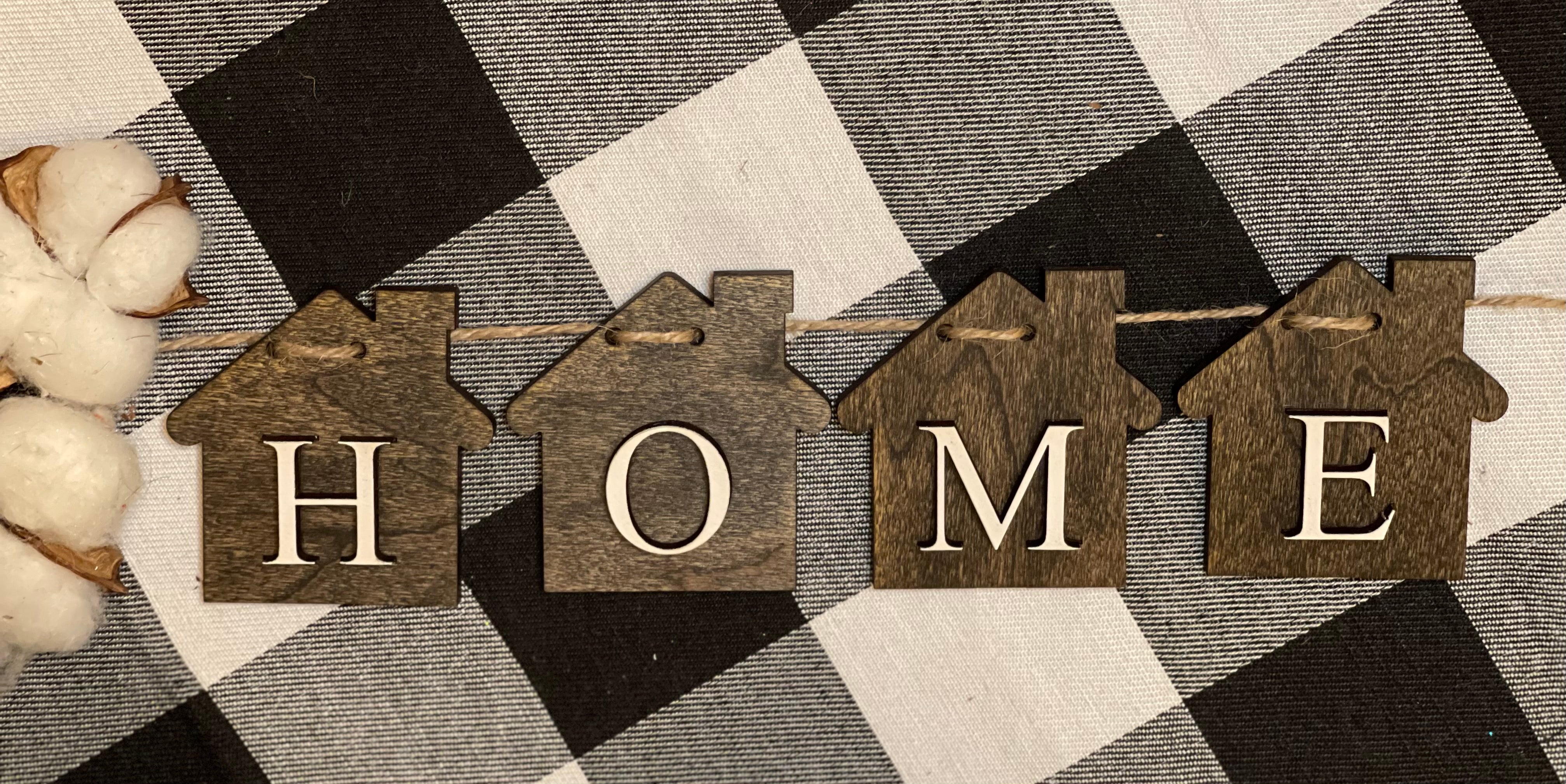 This is a image of the mini home banner.  This is approximately 32" from end to end.