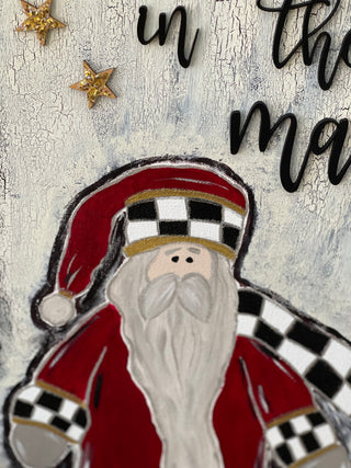 This image shows the outline of the santa.
