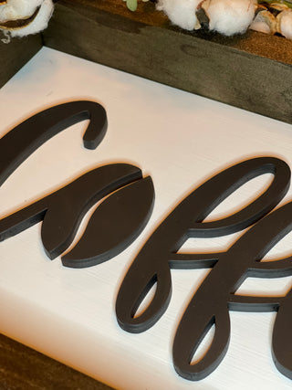 This image highlights the 3D lettering