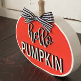 This image shows the pumpkin with a side profile view.