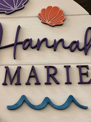 This image shows a close up of the name.