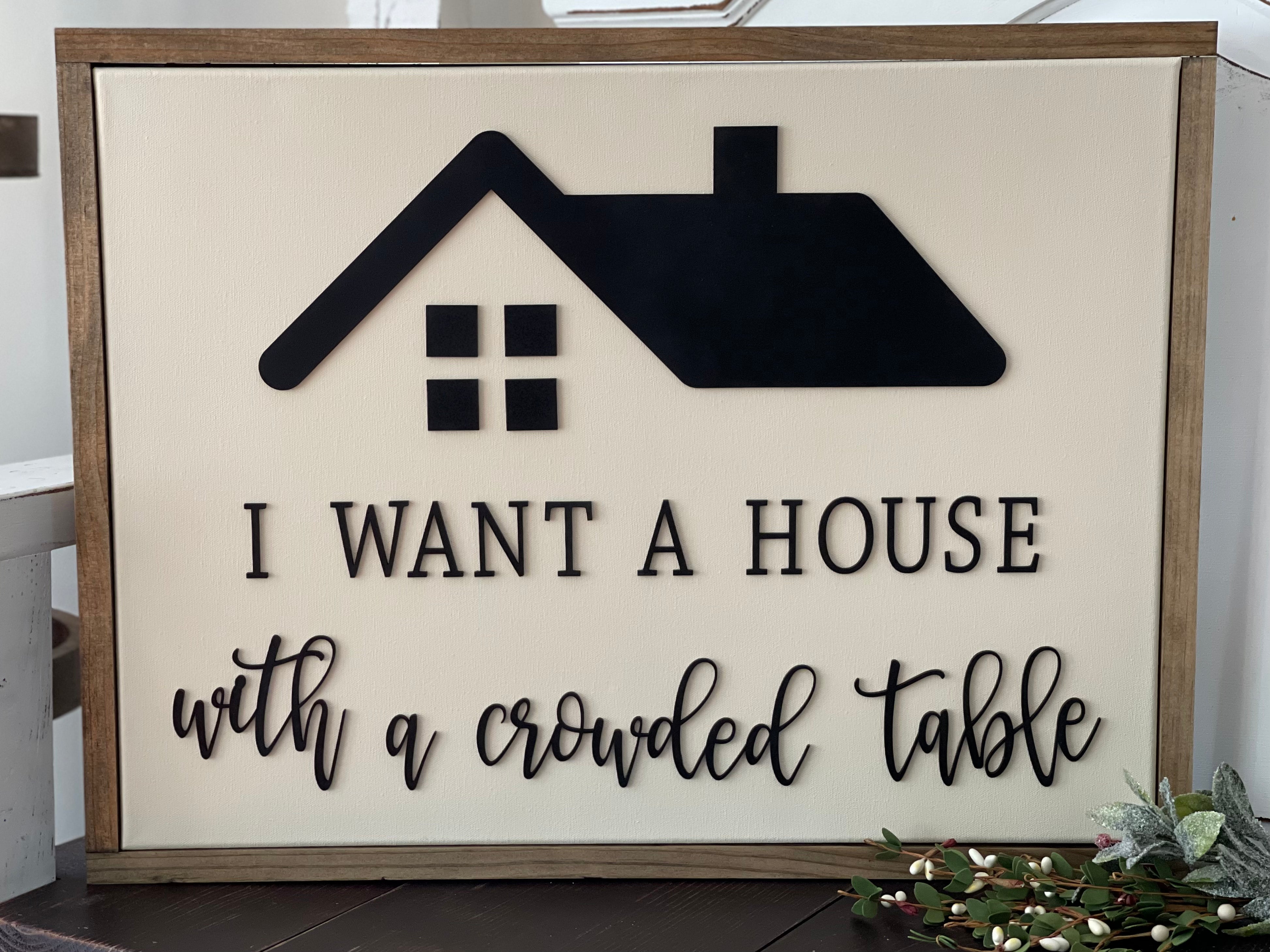 This image shows the sign displayed on a bench with a floral stem.