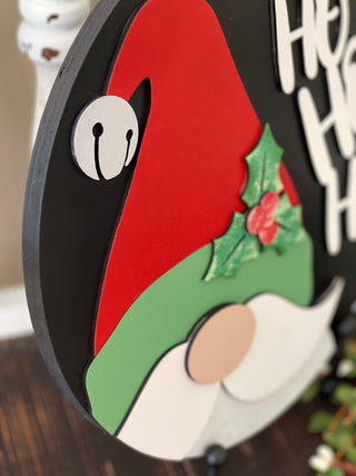 This image shows the outer rim of the sign with the 3D cutouts.