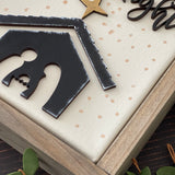 Silent Night Canvas Sign