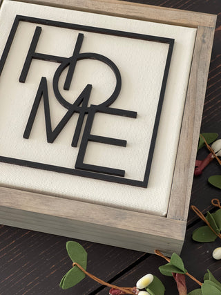 This image shows a close up of the 3D cutouts and stained frame.