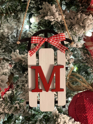 Personalized Sleigh Ornament