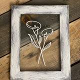 Floral Glass Frames