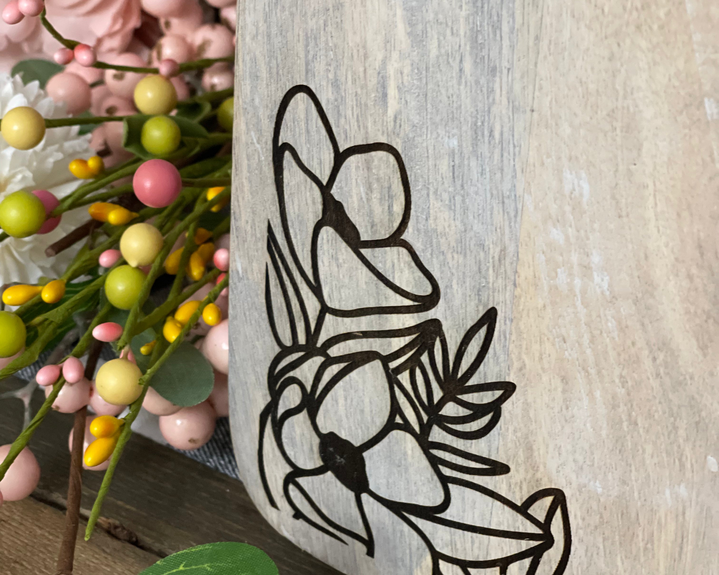 Floral Charcuterie Boards