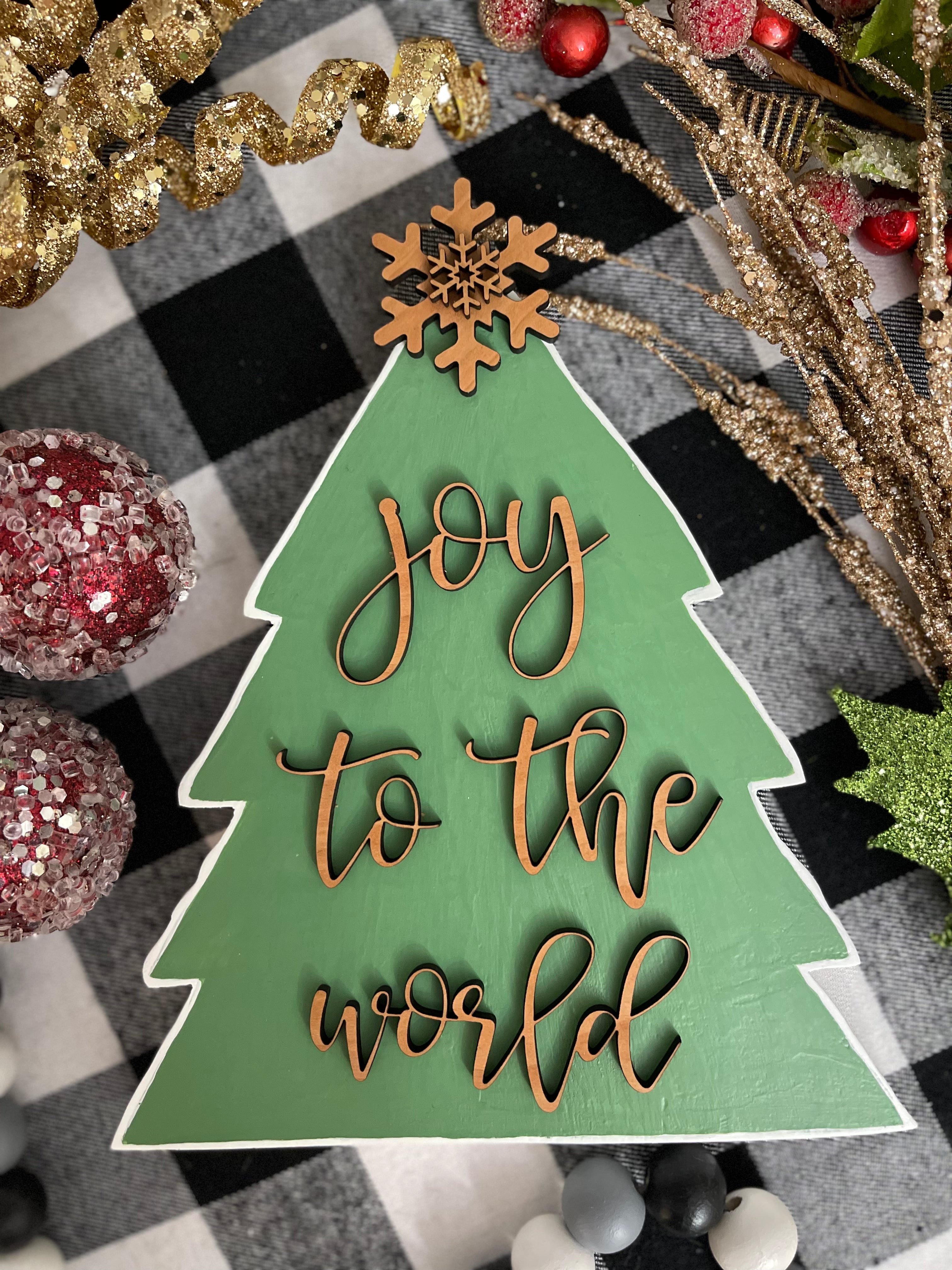 Joy to the world, large tree.
