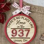 This is an alternate image of the area code ornament. 