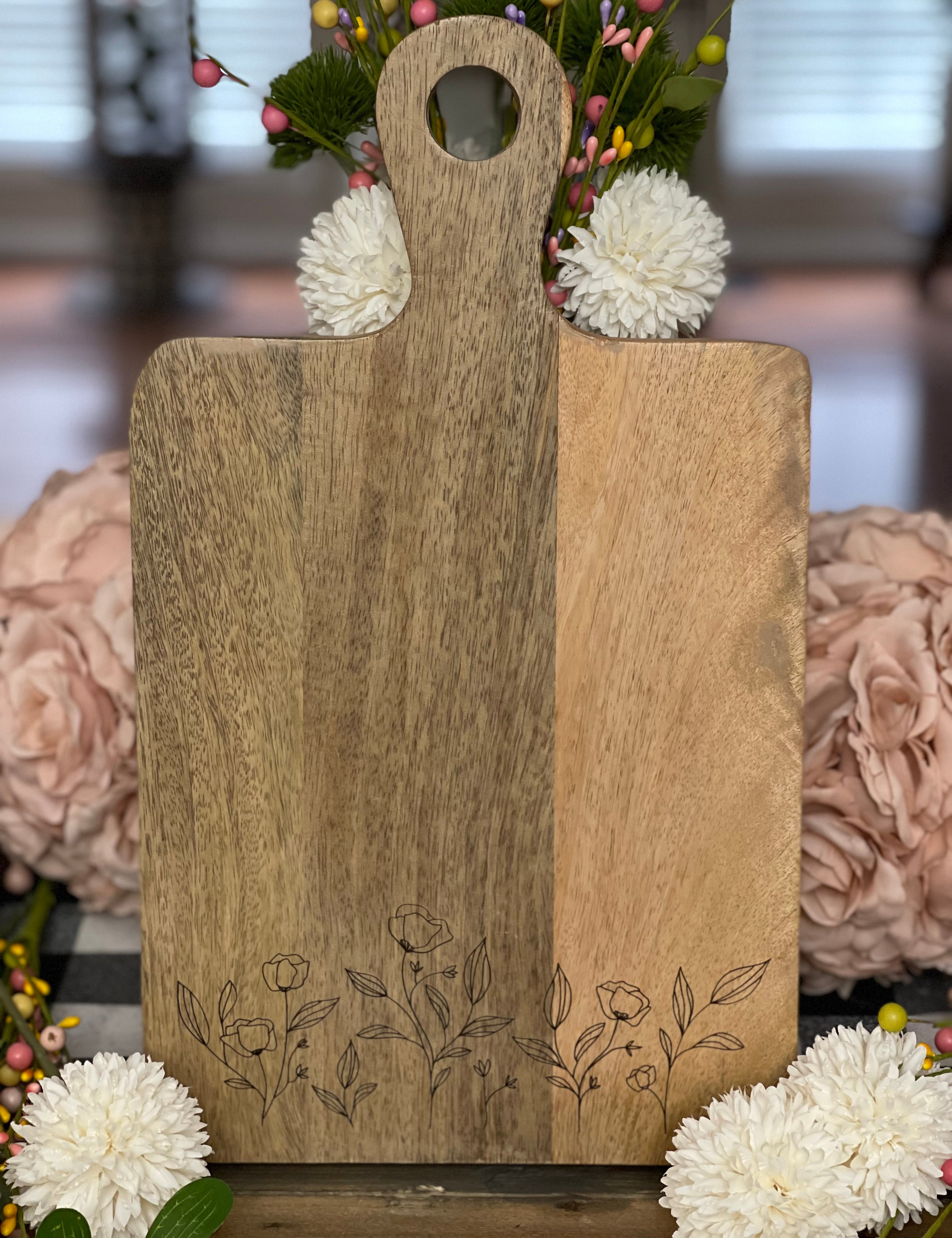 Floral Charcuterie Boards