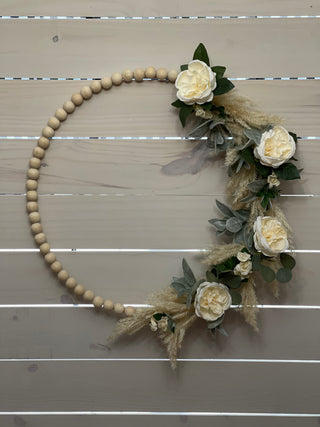 This image is yet another way to hang the wreath.